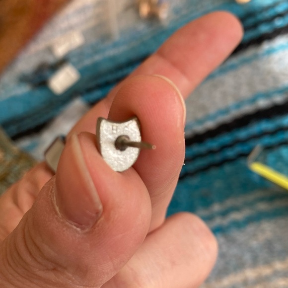 Silver Japanese mask tie pin - Picture 5 of 5